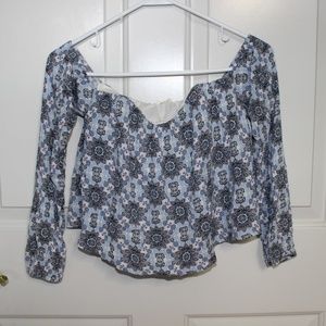 Cropped Detailed Blouse